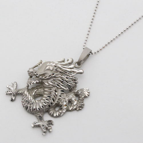送料無料】【ドイツ製】 シルバー/SILVER925 ドラゴン/龍 ペンダント 