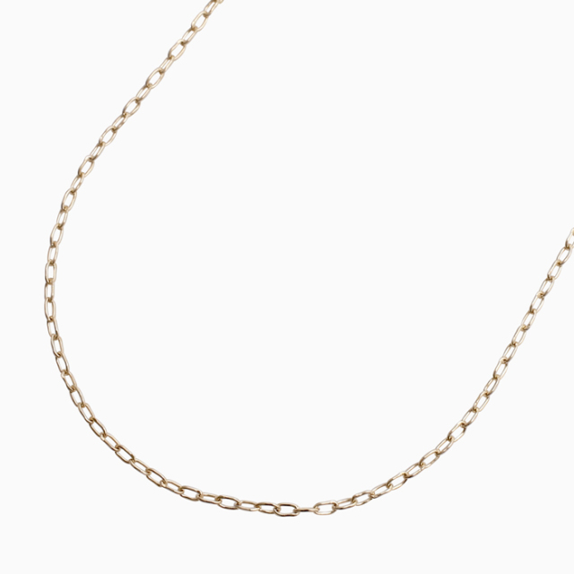 【クリックポスト対応】【日本製】10金/K10/K10YG ネックレス/チェーン アズキ/小豆/角アズキ 0879-NG09