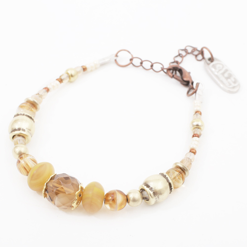 イタリア製 アヴェ・カプリース オーロブラウン ブレスレット　0926-NV09