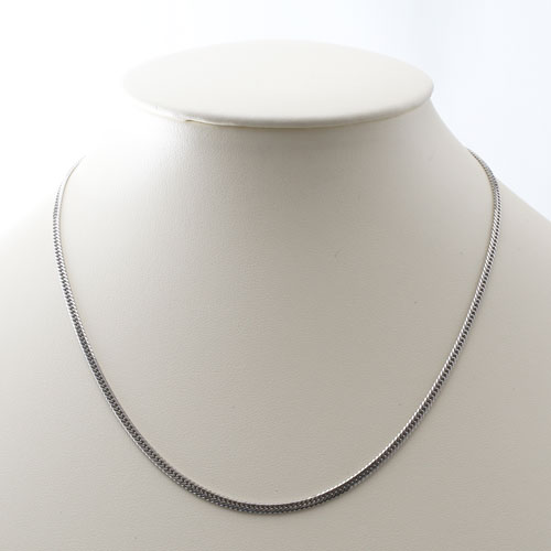 Pt850 プラチナ ネックレス 6面カット キヘイ チェーン 40cm 10ｇ 喜平　0953-FJ09