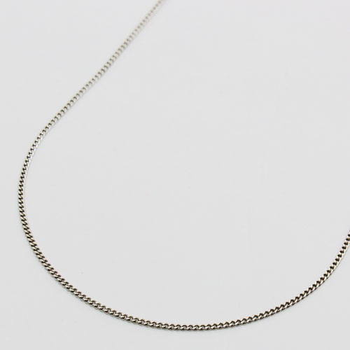 プラチナ850(Pt850)２面カットキヘイ ネックレス 喜平 チェーン 60cm 4.2g　0963-NP14