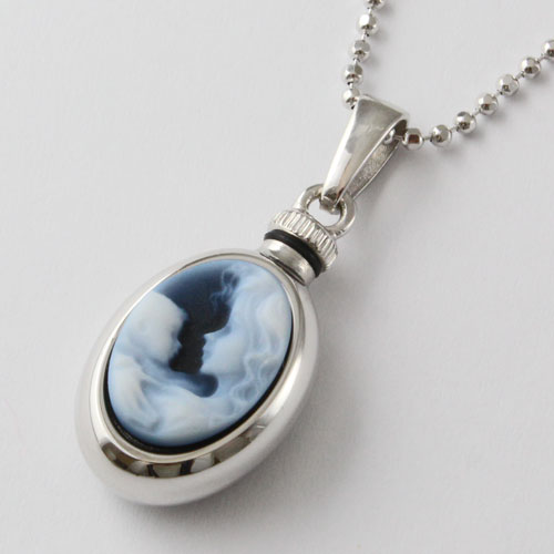 シルバー カロートペンダント カメオ 母子 MERZ社　1001-PS09