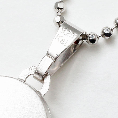 シルバー　ロケットペンダント　デザート　オーバル　MERZ  1008-PS09