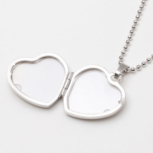 シルバー　ロケットペンダント　デザート　ハート　MERZ  1009-PS09