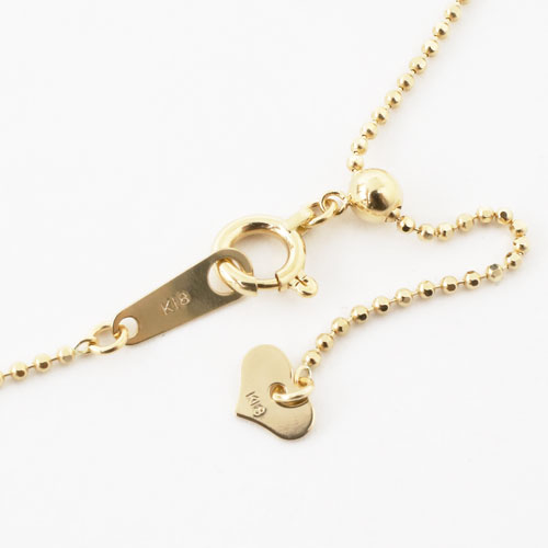 送料無料】【日本製】18金/750/K18YG/K18/イエローゴールド 8面カット  