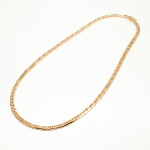 18金 ネックレス 6面カット キヘイ チェーン 50cm 30.1ｇ 喜平　1059-NG09