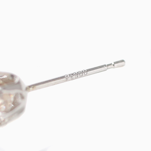 送料無料】【日本製】プラチナ ダイヤモンド ピアス Pt900 ダイヤ合計  