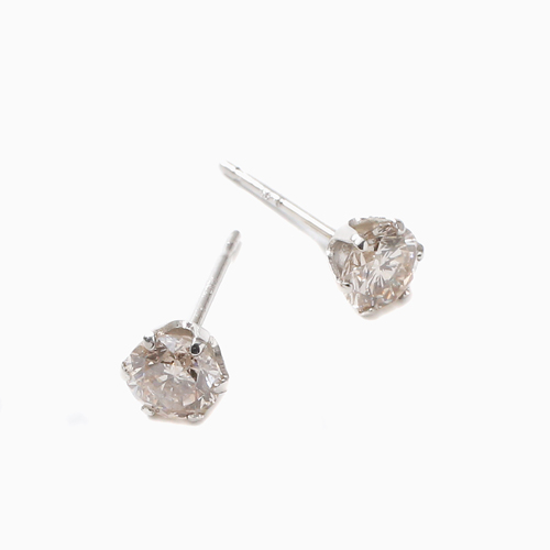 送料無料】【日本製】プラチナ ダイヤモンド ピアス Pt900 ダイヤ合計  