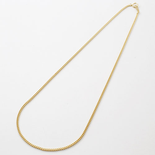 送料無料・返品可♪K18YG 2面シングル 喜平ネックレス 42.5cm 10.8g A  