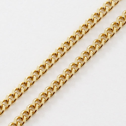 18金 ネックレス 2面カット キヘイ チェーン 60cm 7.5ｇ 喜平　1194-NG09