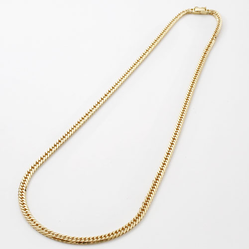 18金 ネックレス 6面カット キヘイ チェーン 60cm 50.2ｇ 喜平  1199-NG09