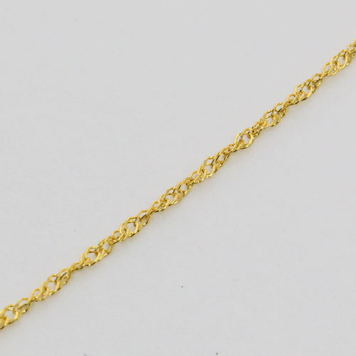 純金 スクリュー ネックレス 42cm 幅1.0mm 造幣局検定刻印 k24