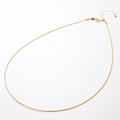 純金製 チタン入り 形状記憶 オメガネックレス ショート・ロング　1215-NG13