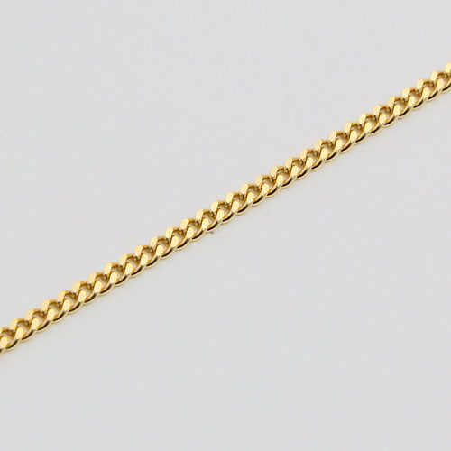 18金 ネックレス 2面カット 喜平 チェーン 50cm 3.8ｇ 造幣局検定 Ｋ18 刻印　1284-NG10