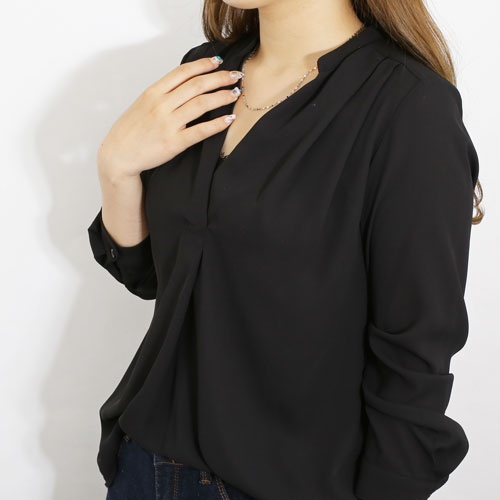 純プラチナ ネックレス ペダル 45cm　1293-NP10