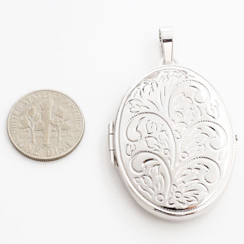 ドイツ MERZ社 シルバー シルバー925 ロケットペンダント 男女兼用　1313-LS10