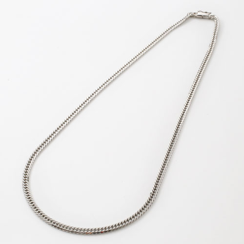 Pt850 プラチナ ネックレス 6面カット キヘイ チェーン 50cm 30ｇ 喜平　1369-FJ10
