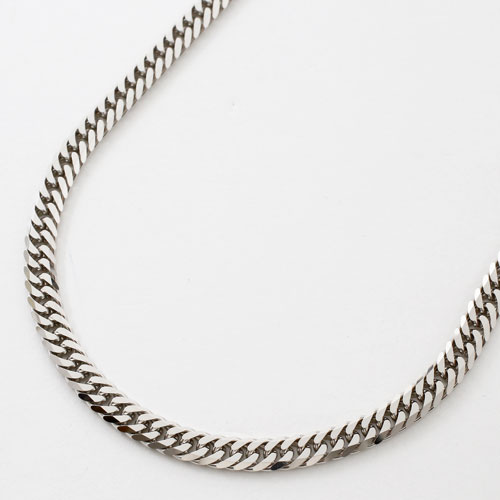 Pt850 プラチナ ネックレス 6面カット キヘイ チェーン 50cm 30ｇ 喜平　1369-FJ10