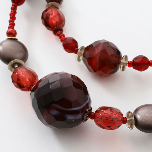 レア 希少 現地購入 イタリア ベネチアングラス 物凄 レッド  