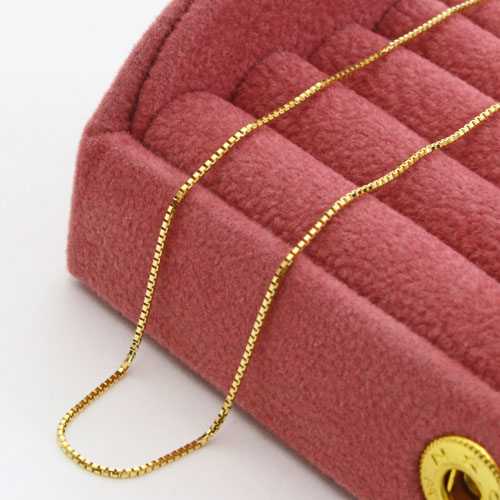 おまとめ特別価格 K18 刻印 ステンレス ベネチアン 45−55cm（金  