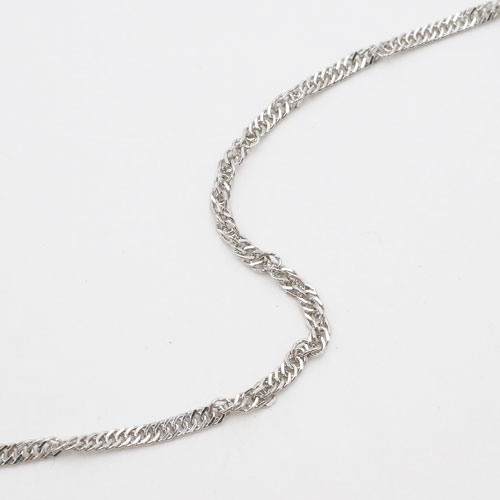 純pt 純プラチナ pt999 ネックレス スクリュー 50cm 3.8g 1446-NP10