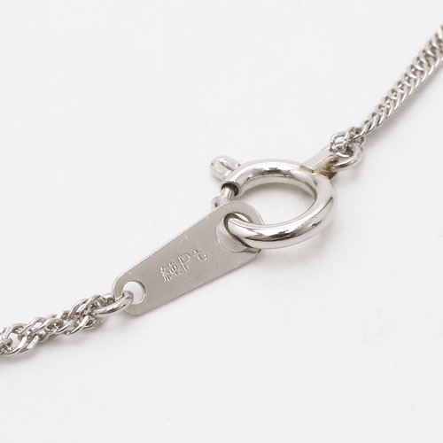 純pt 純プラチナ pt999 ネックレス スクリュー 50cm 3.8g 1446-NP10