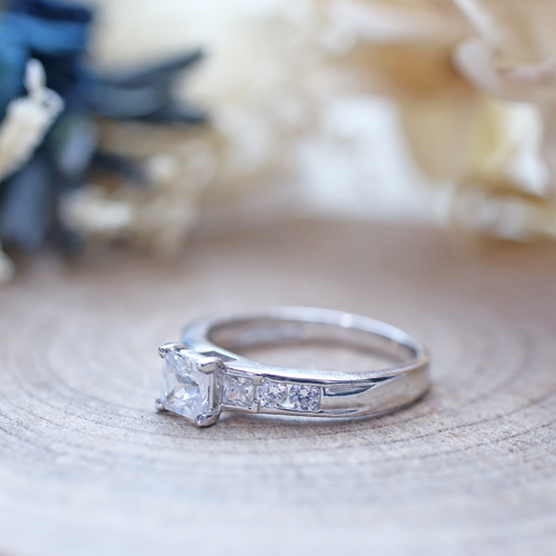 タイ製 プランダ社 シルバー925 キュービックジルコニア リング 1447-RS10