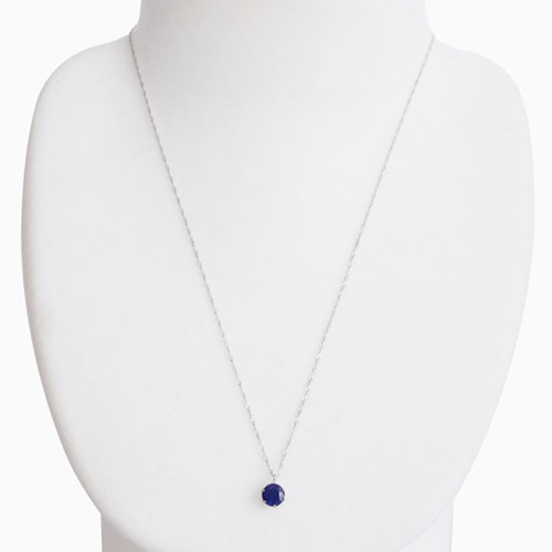 送料無料】【日本製】純プラチナ(Pt1000)枠 天然 サファイア 1ct