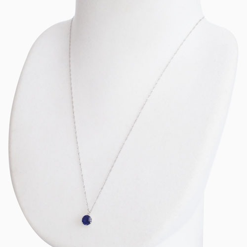 送料無料】【日本製】純プラチナ(Pt1000)枠 天然 サファイア 1ct