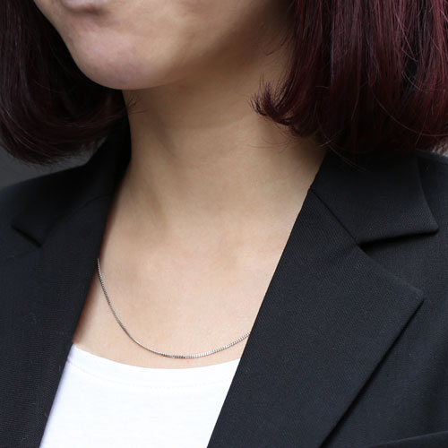 プラチナ850・キヘイネックレス 2面カット 喜平チェーン 50cm4.4g　1513-NP10