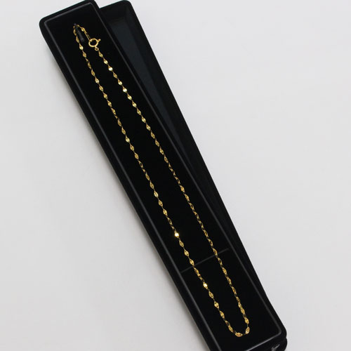 純金 ネックレス ペダル チェーン 42cm 1.7ｇ Ｋ24 刻印　1525-NP10