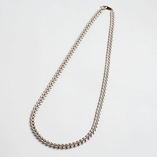 純プラチナ ネックレス しなやかハート デザイン Pt999 42cm　1544-NP10