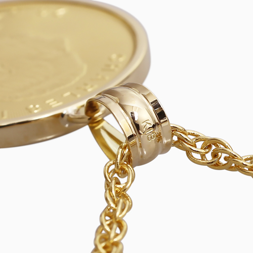 日本製】純金/K24/24K コイン/金貨 1/2オンス 18金/750/K18枠