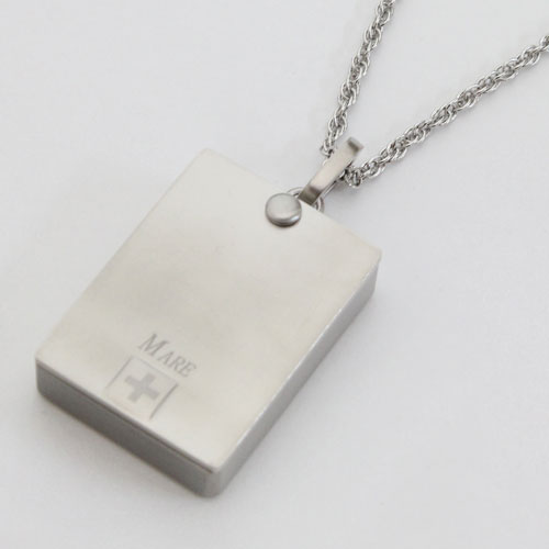 チタン ピルケース ペンダント (シャーパーデザイン) 薬入れ　1554-PC11