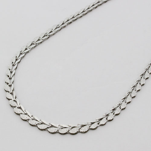 【送料無料】【日本製】純プラチナ/純Pt ネックレス 42cm（スぺリア・リバーシブル）ハート/デザイン/グラデーション　1568-NP11