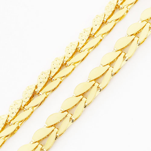 純金 ネックレス グラデーション 43cm 10g　1577-NP11