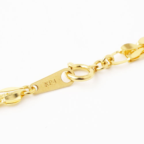 純金 ネックレス グラデーション 43cm 10g　1577-NP11