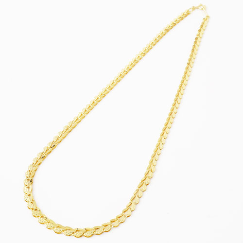 純金 ネックレス グラデーション 43cm 10g　1577-NP11