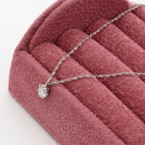 プラチナ ダイヤモンド 0.23ct ペンダント Pt850 チェーン 鑑別書付　1631-PG11
