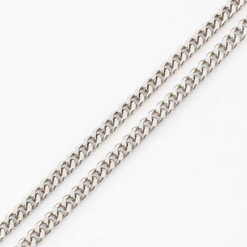 Pt850 キヘイ ネックレス 50cm10g 2面カット　1659-NP11