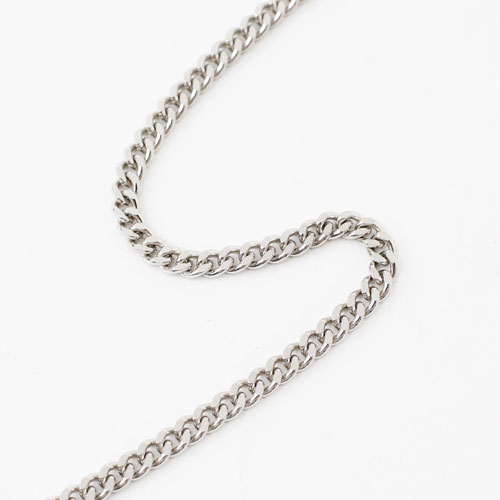 Pt850 キヘイ ネックレス 50cm10g 2面カット　1659-NP11