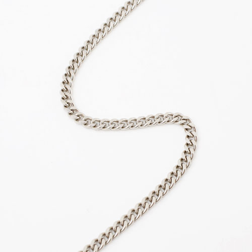 プラチナ850 2面カット 喜平 ネックレス 60cm 10g　1660-NP11