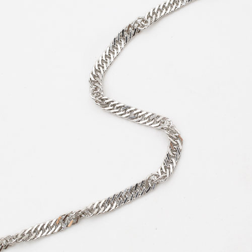 純pt 純プラチナ pt999 ネックレス スクリュー 50cm 11g 1663-NP11