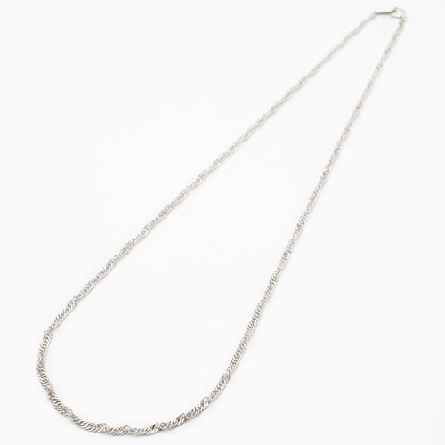 純pt 純プラチナ pt999 ネックレス スクリュー 50cm 11g 1663-NP11