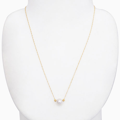 送料無料】【日本製】18金/K18 ネックレス スターダスト ミラーボール