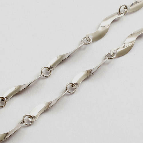 純プラチナ ブレスレット 短冊 デザイン 18cm 純Pt 刻印入り　1704-BP11