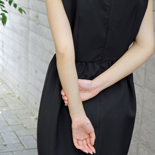 純プラチナ ブレスレット 短冊 デザイン 18cm 純Pt 刻印入り　1704-BP11