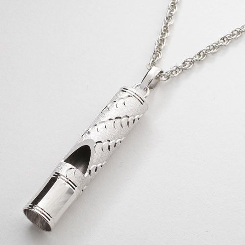 シルバー　ホイッスルペンダント　ライフセーブ（命の笛） ウェーブ　1706-PS11