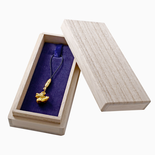 送料無料】開運/招福 純金製1g 干支/辰/龍 リアル 純金/K24/24金 桐箱  