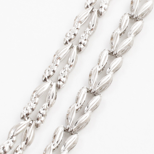 純プラチナ製 リバーシブル グラデーションネックレスpt999造幣局刻印